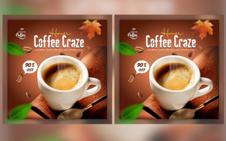 Coffee Social Media Designs