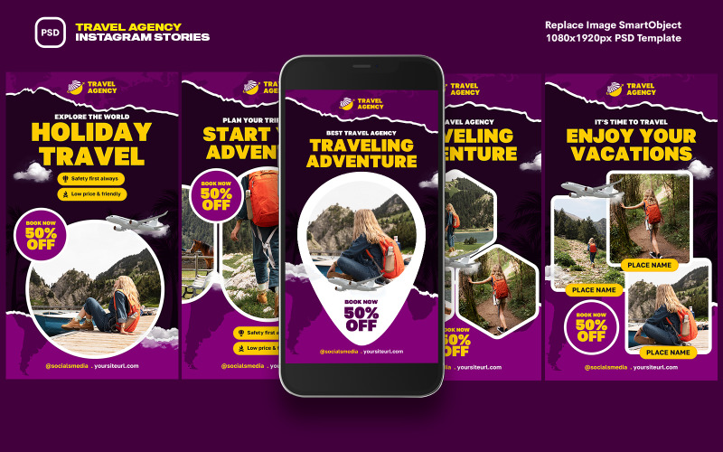 Travel Tours Instagram Stories Social Media