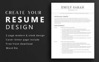 ATS Resume Template Design