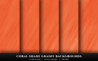 Coral Shade Grainy Texture Backgrounds