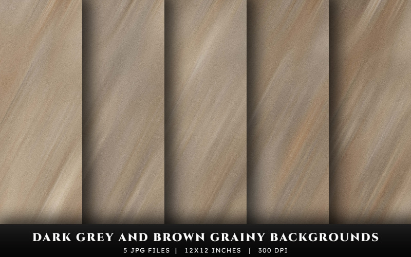 Dark Grey and Brown Grainy Texture Backgrounds