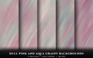 Dull Pink and Aqua Grainy Texture Backgrounds