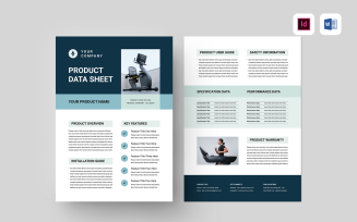 Product Data Sheet Template