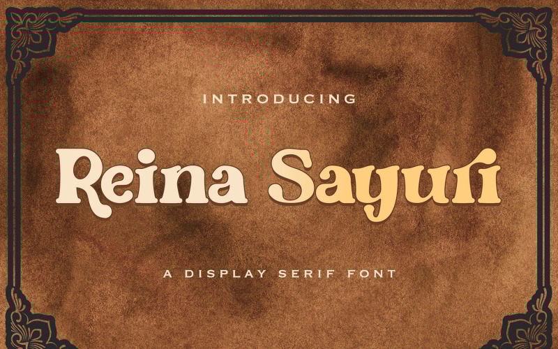 Reina Sayuri Display Serif Font