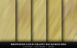 Brownish Gold Grainy Texture Backgrounds