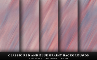 Classic Red and Blue Grainy Texture Backgrounds