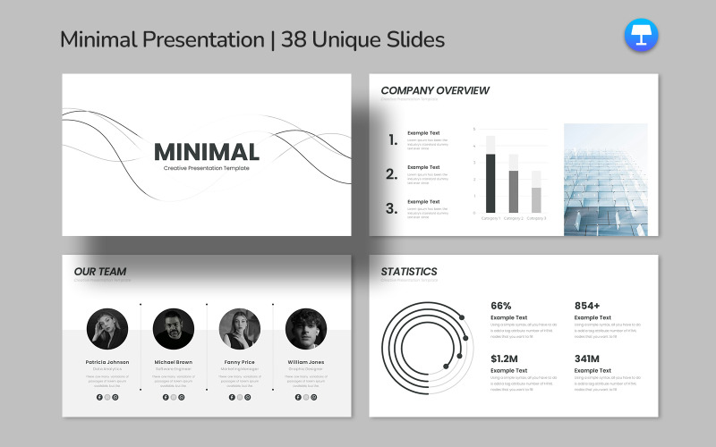 Minimal Keynote Template – Clean & Modern Presentation