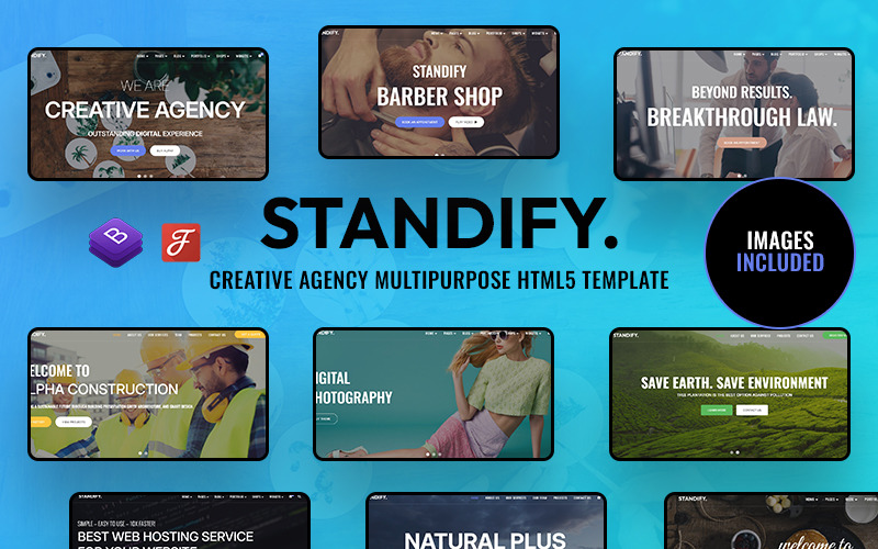 Standify - Multipurpose Agency HTML5 Template Website Template