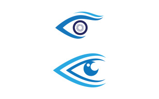 Branding Corporate Health Eye Care vector Logo design template v.10