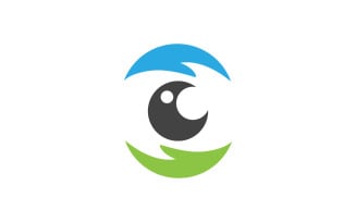 Branding Corporate Health Eye Care vector Logo design template v.1