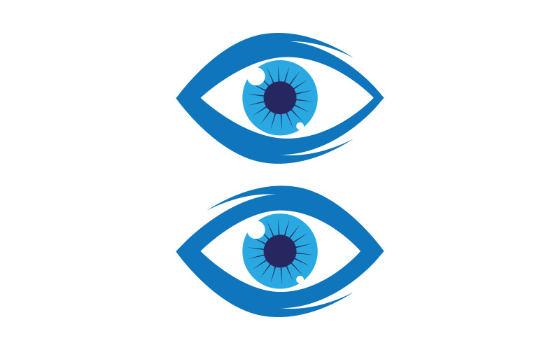 Branding Corporate Health Eye Care vector Logo design template v.3 Logo Template
