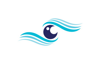 Branding Corporate Health Eye Care vector Logo design template v.6