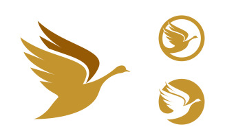 Swan Beauty Logo icon illustration design Template v.2