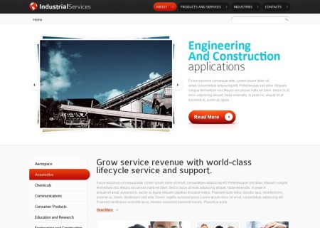 Free HTML5   - Industrial Services