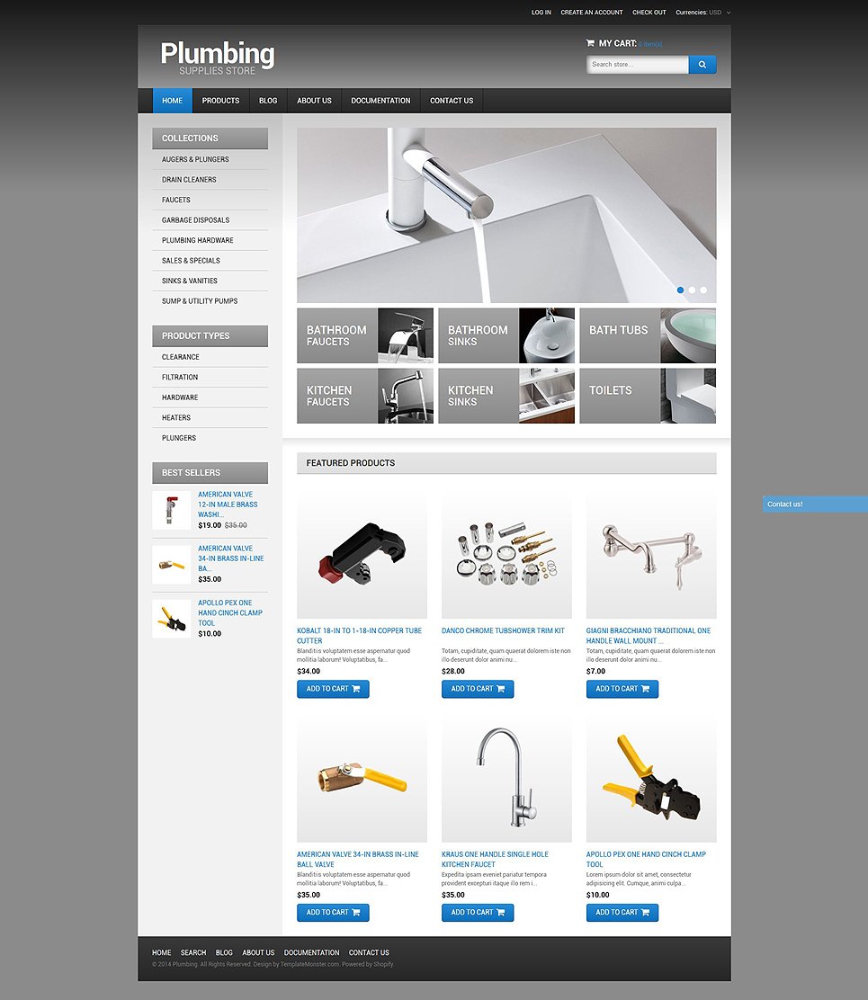 Plumbing Shopify Theme New Screenshots BIG