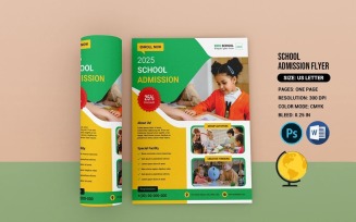 Printable School Admission Flyer Template