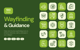 Wayfinding and Guidance Icons
