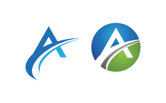 A Letter Logo Business Concept design Template v.87