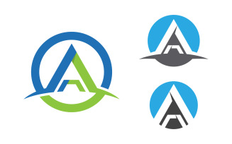 A Letter Logo Business Concept design Template v.88