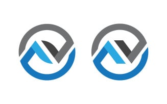 A Letter Logo Business Concept design Template v.90