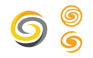 S Letter Logo Icon illustration design Template v.10