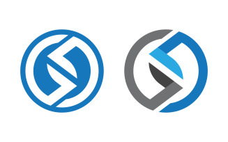 S Letter Logo Icon illustration design Template v.12