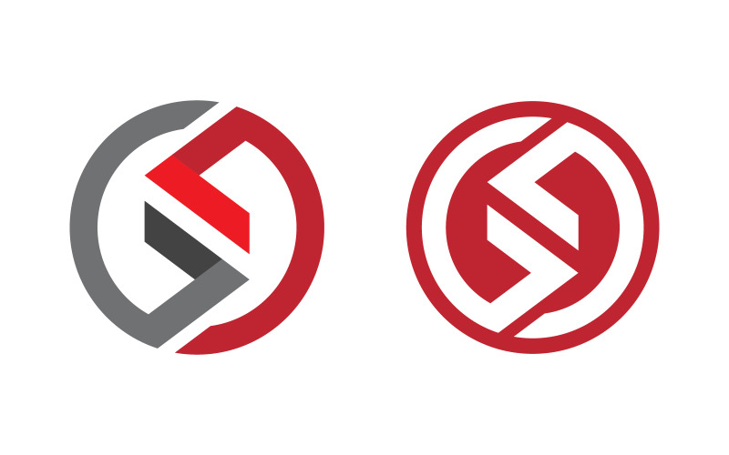 S Letter Logo Icon illustration design Template v.14 Logo Template