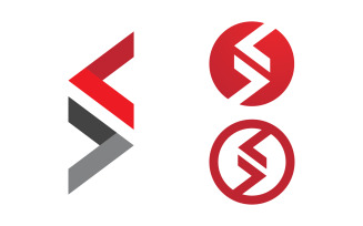S Letter Logo Icon illustration design Template v.15