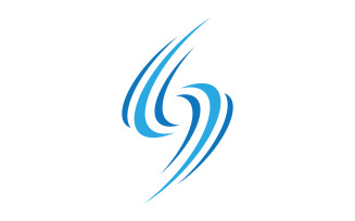 S Letter Logo Icon illustration design Template v.6