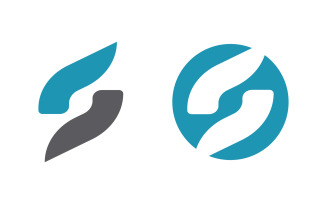 S Letter Logo Icon illustration design Template v.7