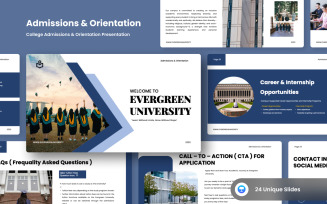 College Admissions Keynote Presentation Design