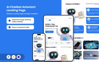 EchoAI – Chatbot UI Design Template