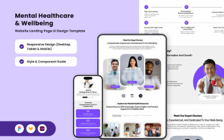 Healsphere – Mental Health Design Template