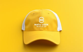 Yellow cap mockup | cap mockup