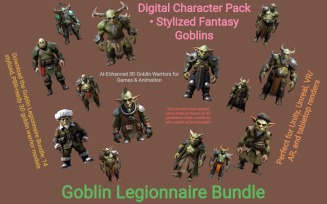 Goblin Legionnaire Bundle Free 3D Model