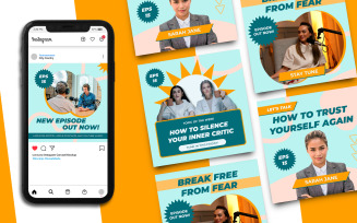 Podcast Instagram Post Template 547