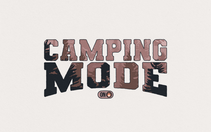 Camping Mode Adventure PNG, Camping png, Adventure png, Camp Life png, Outdoor png, Camping Illustration