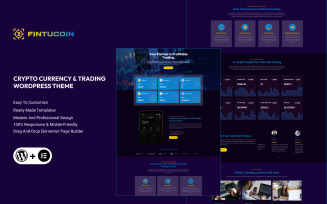 Fintucoin - Cryptocurrency & Trading WordPress Theme