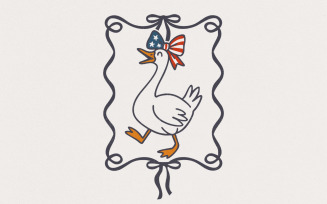 4th of July Patriotic Bows PNG, America Coquette PNG, Independence Day Floral, American Flag PNG,