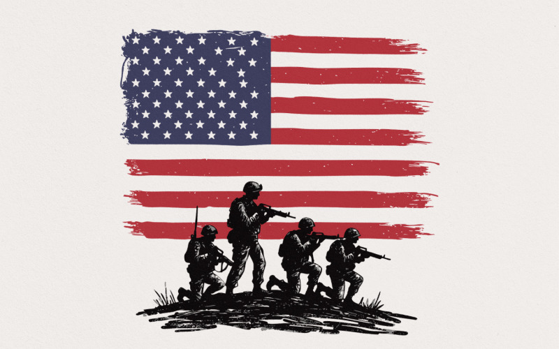 Land of the Free PNG, Patriotic PNG, 4th of July PNG, America PNG, Veterans Day PNG, Sublimation Illustration