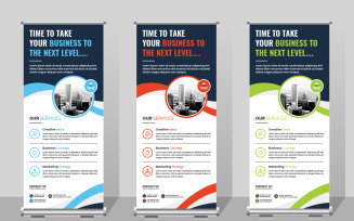 Business Roll up banner template, Corporate Business Instagram Story Template design