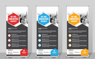 Business Roll up banner template, Corporate Business Instagram Story Template idea