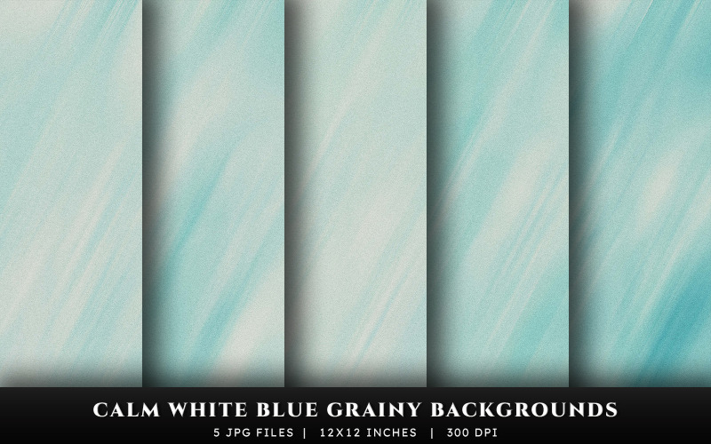 Calm White and Blue Grainy Texture Backgrounds