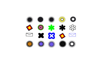 Colorful Flower Artwork , Decorative Floral Design for Prints & Patterns