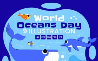 9 World Oceans Day Illustration