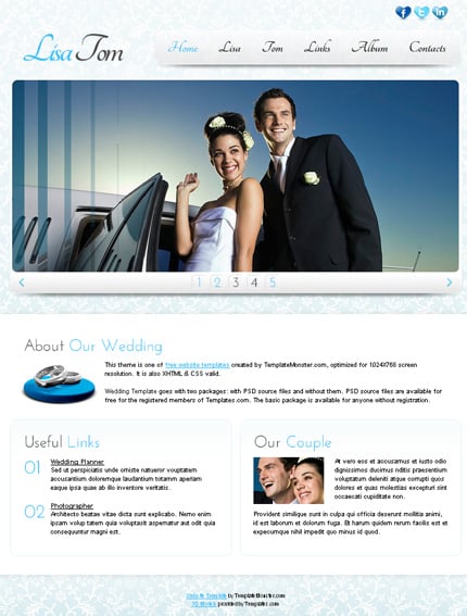 Template #51532    - ADOBE PHOTOSHOP HOMEPAGE SCREENSHOT