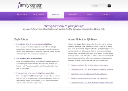 Free   for Family Center - Clean Style
