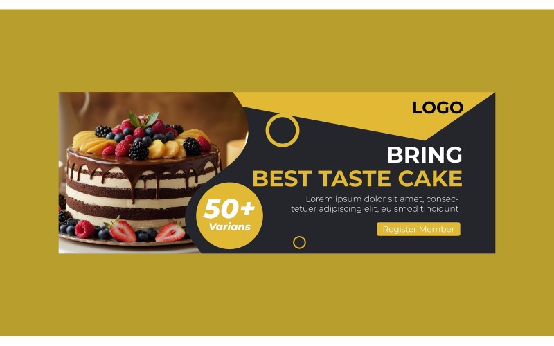 Bring The Best Taste Cake Social Media