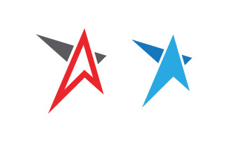 Star Logo faster Concept Logo Illustration design v.1