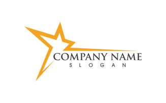 Star Logo faster Concept Logo Illustration design v.4